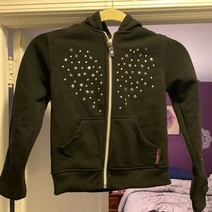 Girls black hoodie